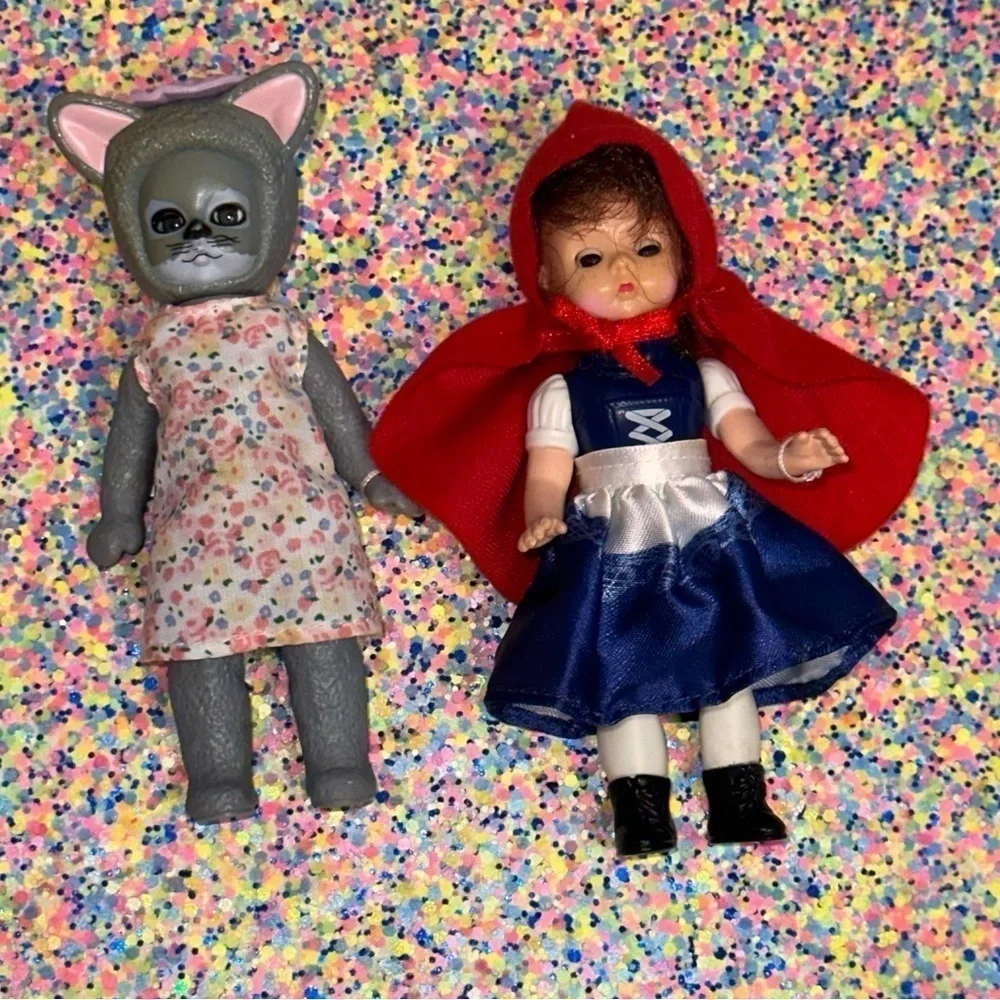 Madame Alexander Dolls Red Riding Hood Wendy as Big Bad Wolf Lot of 2 McDonald's